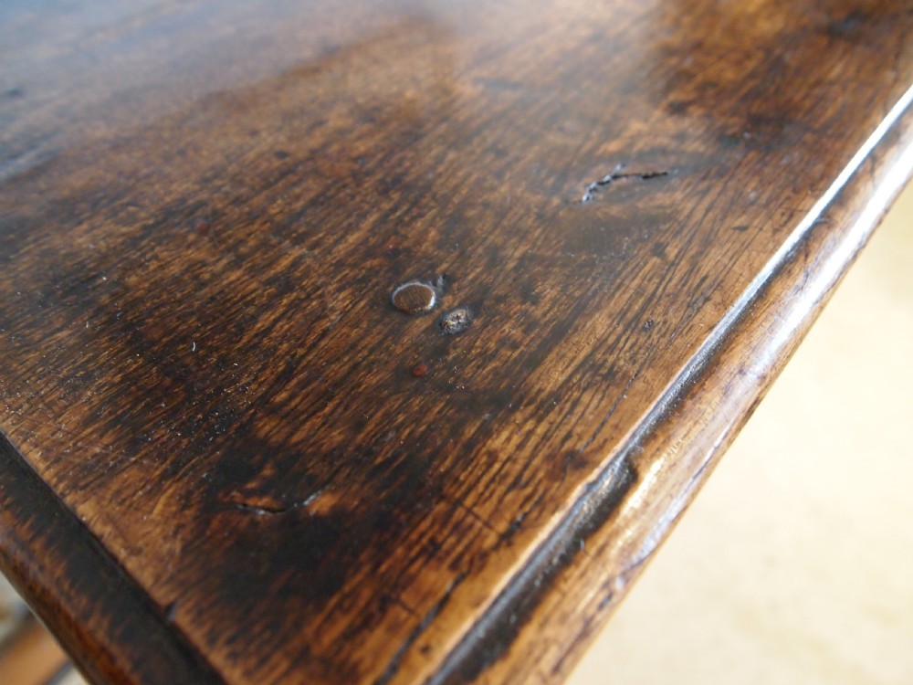 Table lowboy beautiful George II Oak c1750 View III
