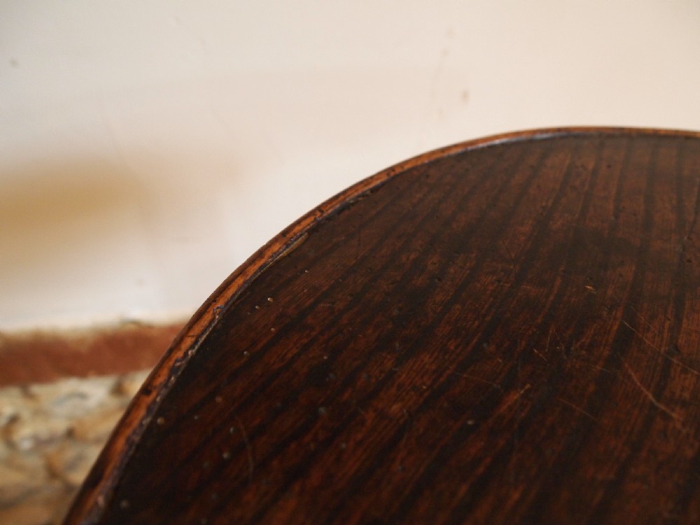 Table rare George II Elm primitive naive c1740 View V