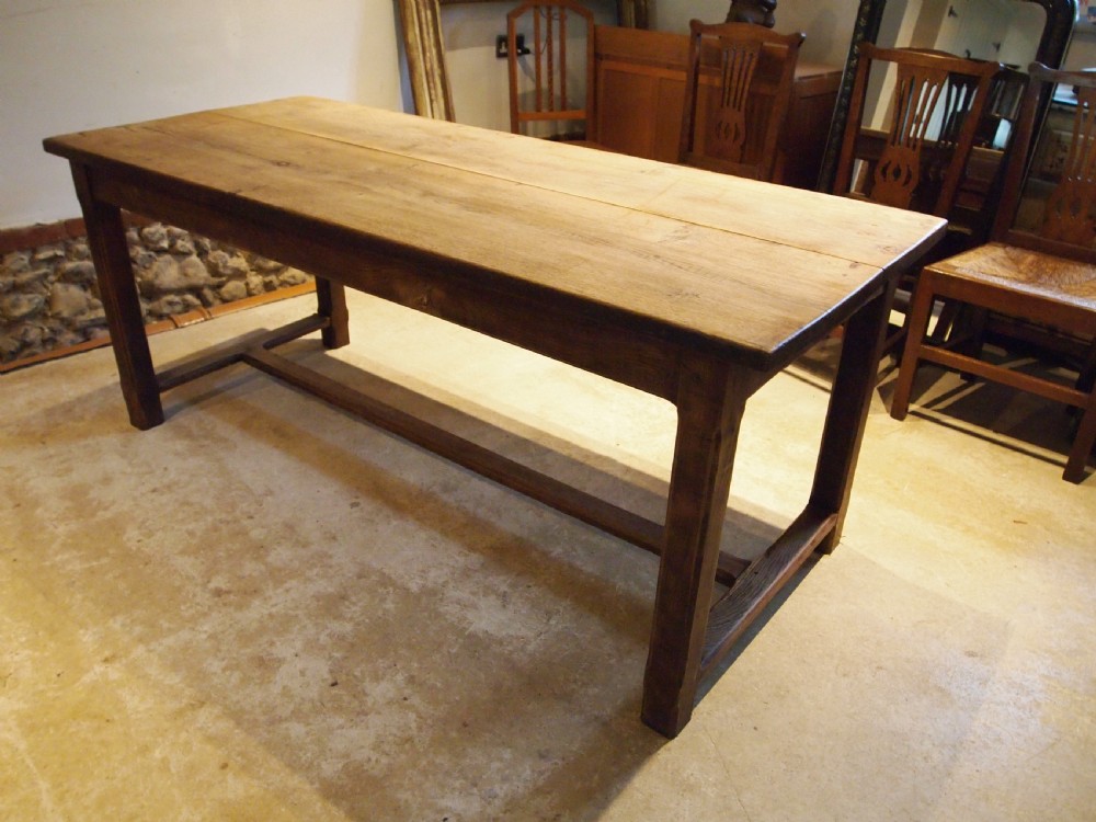 Table stunning French refectory farmhouse Chestnut dining c1840