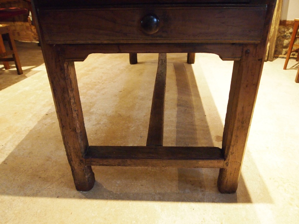 Table superb refectory farmhouse French Apple wood c1800 View IV