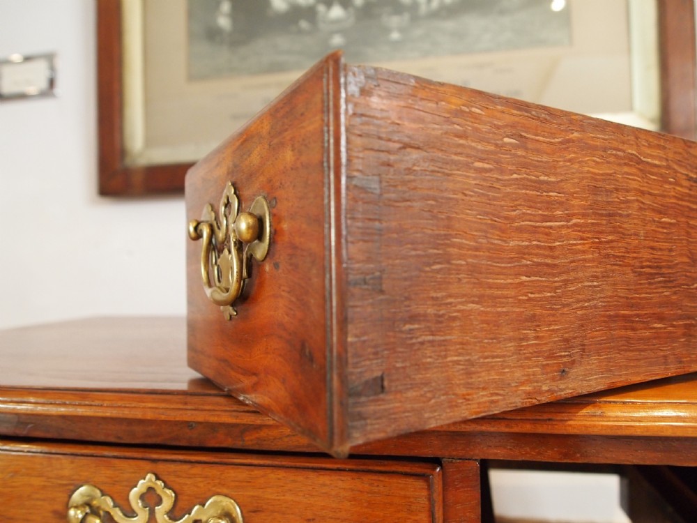 Table lowboy rare George III Solid Walnut c1780 View II