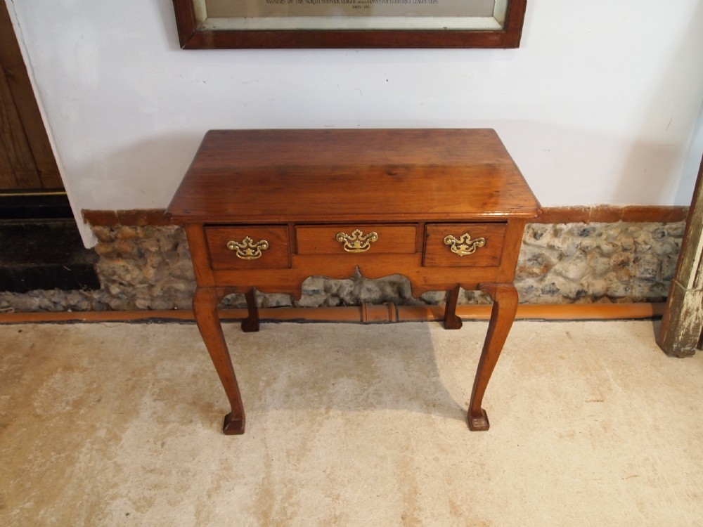 Table lowboy rare George III Solid Walnut c1780 View XI