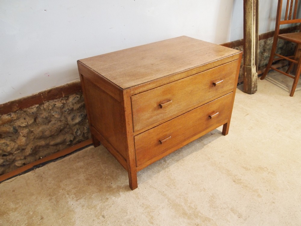 Chest of drawers Heals low chest limed Oak c1920 View VII
