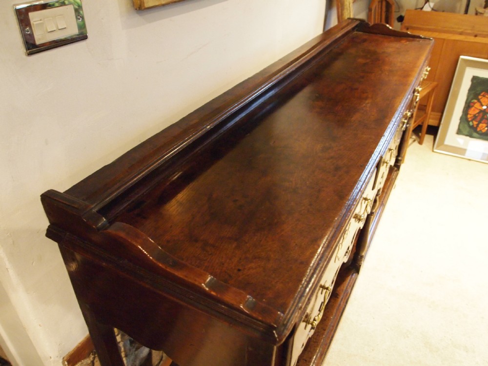 Dresser sideboard stunning Welsh Oak c1780 View VIII