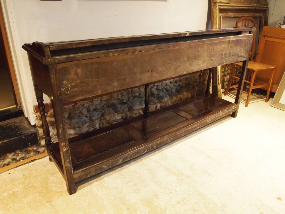 Dresser sideboard stunning Welsh Oak c1780 View X