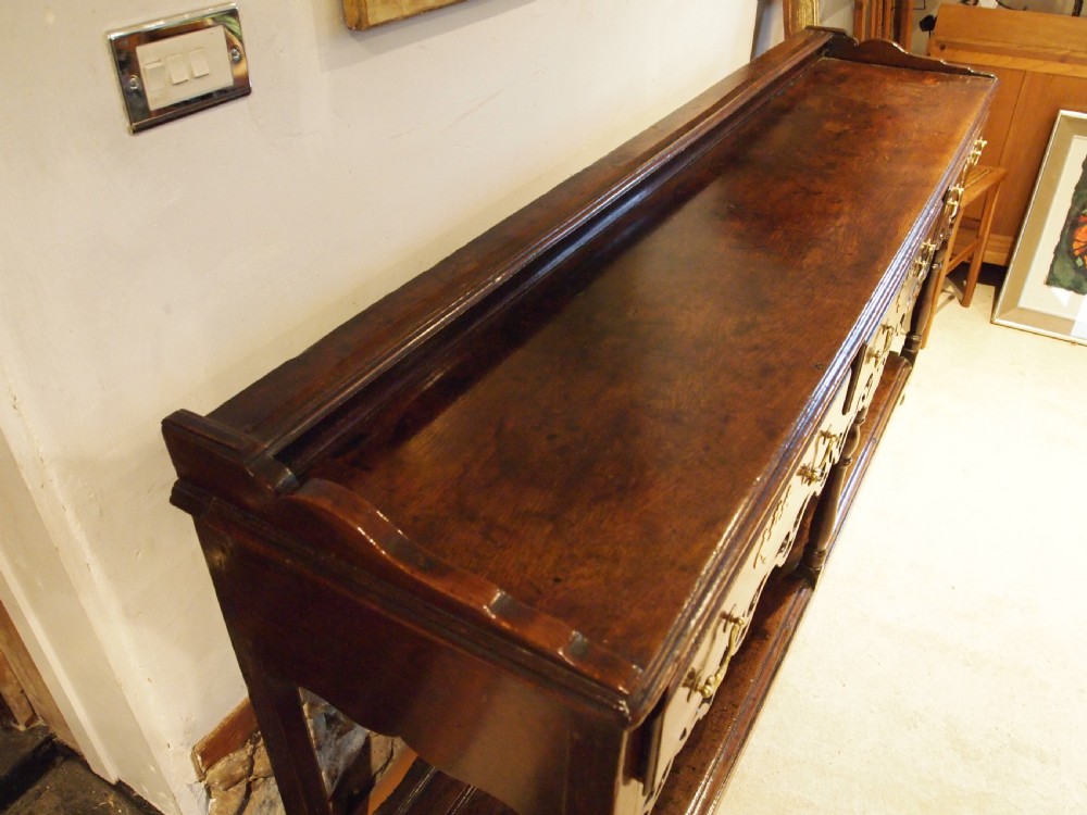 Dresser sideboard stunning Welsh Oak c1780 View XVI