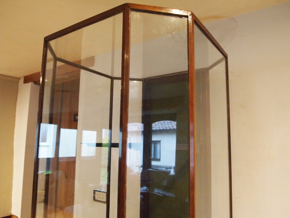 Display cabinet rare Art Deco Walnut c1930 View VI
