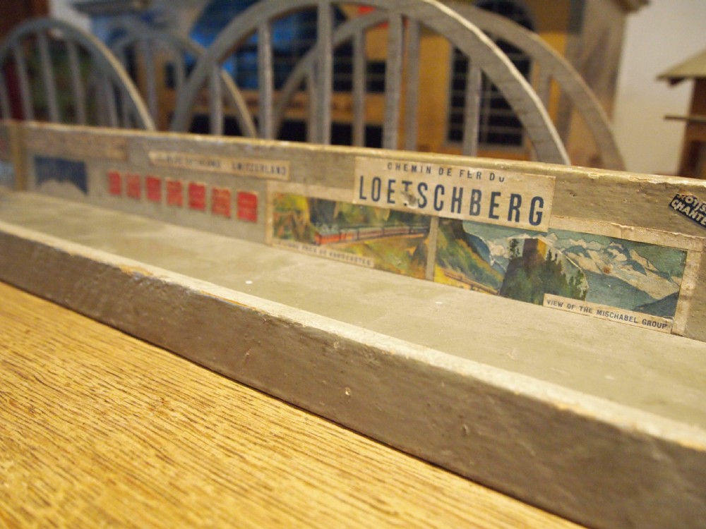 Toy models railway airport buildings scratch built dated 1944 View II