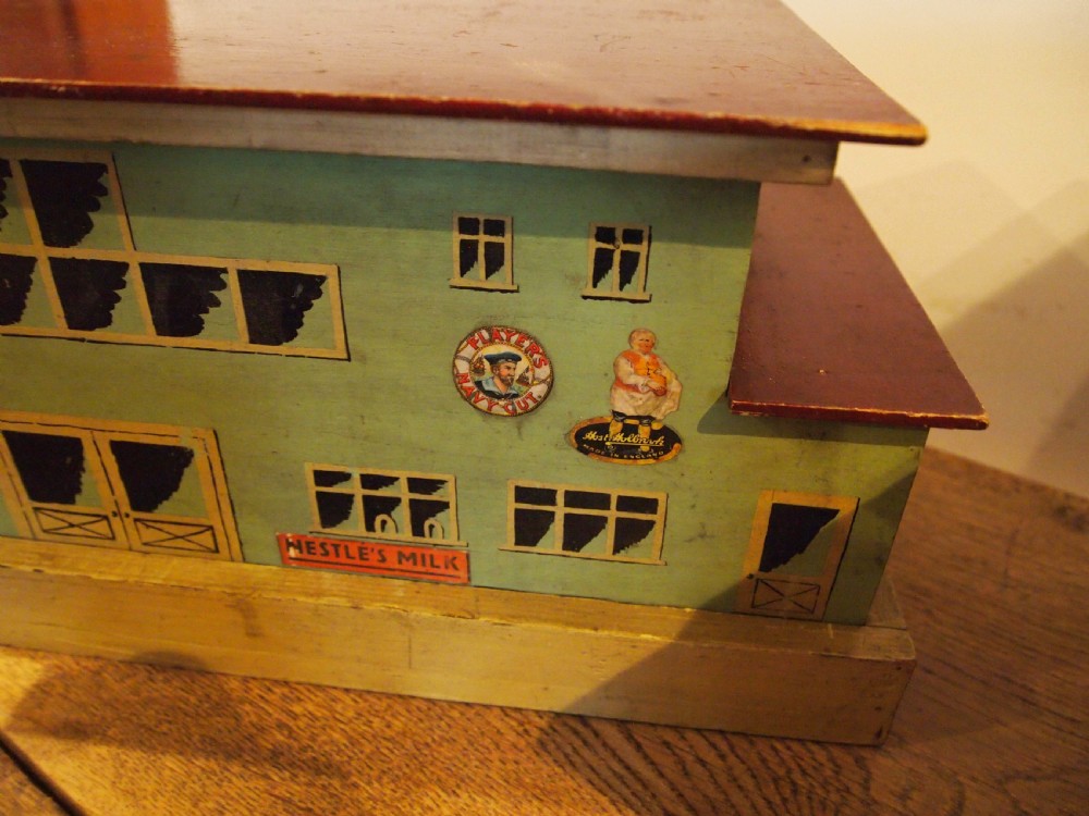 Toy models railway airport buildings scratch built dated 1944 View VII
