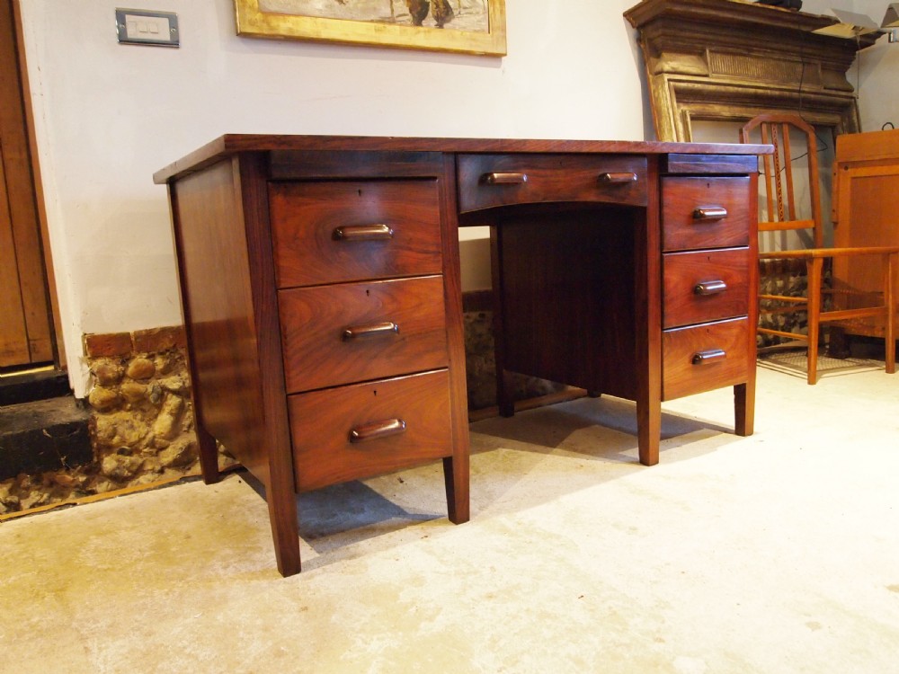 Desk very rare Art Deco Solid Rosewood c1940 View III