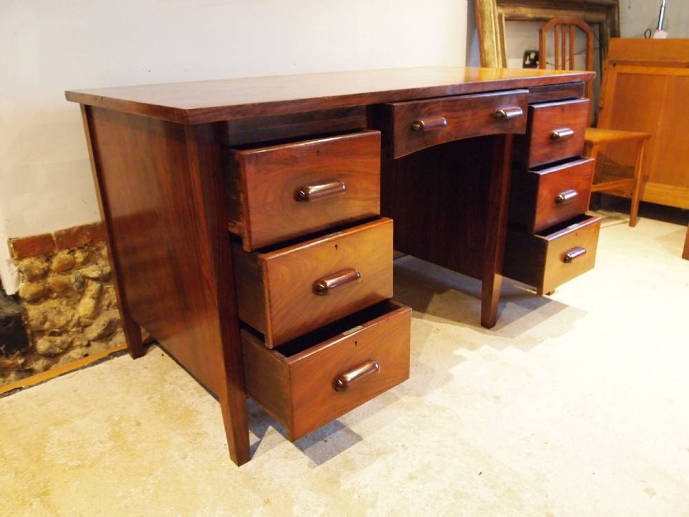 Desk very rare Art Deco Solid Rosewood c1940 View V