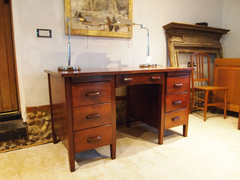Desk very rare Art Deco Solid Rosewood c1940 View IX