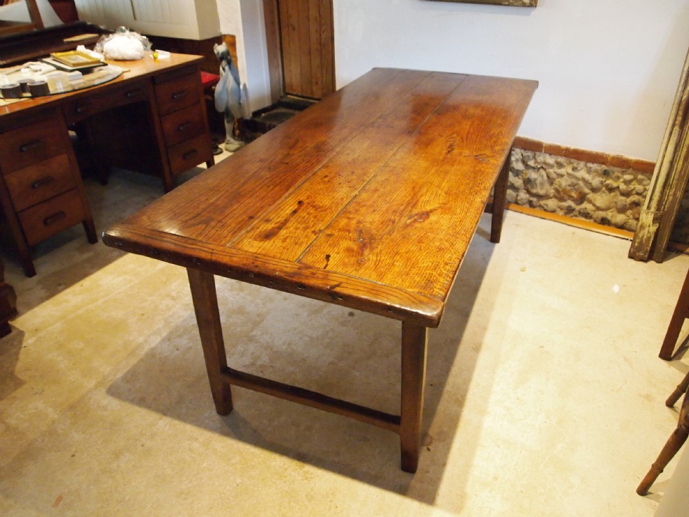 Table rare refectory farmhouse English Oak Queen Anne c1700