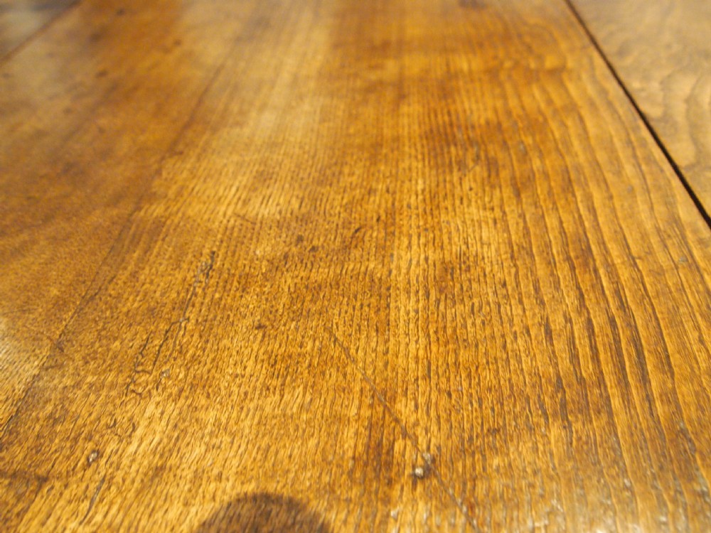 Table dining refectory Elm and Cherry French c1840 View II