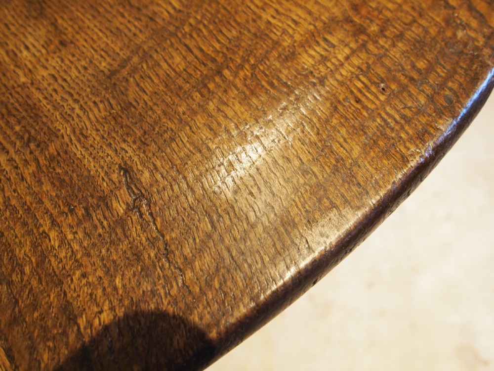 Table dining refectory Elm and Cherry French c1840 View III