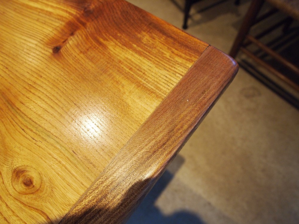 Table refectory farmhouse dining Elm c1900 View IV