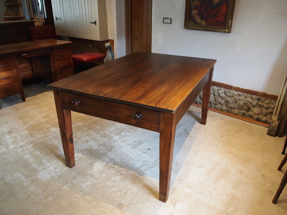 Table refectory farmhouse dining Edwardian Pine c1900