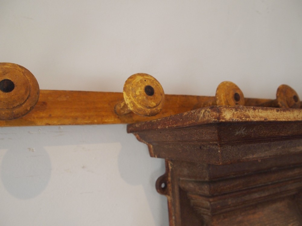 Rare Victorian period French coat hat rack c1860 View II