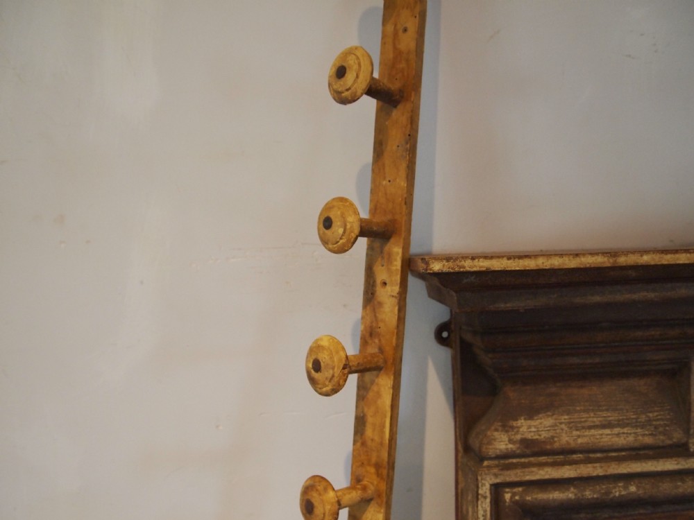 Rare Victorian period French coat hat rack c1860 View IV