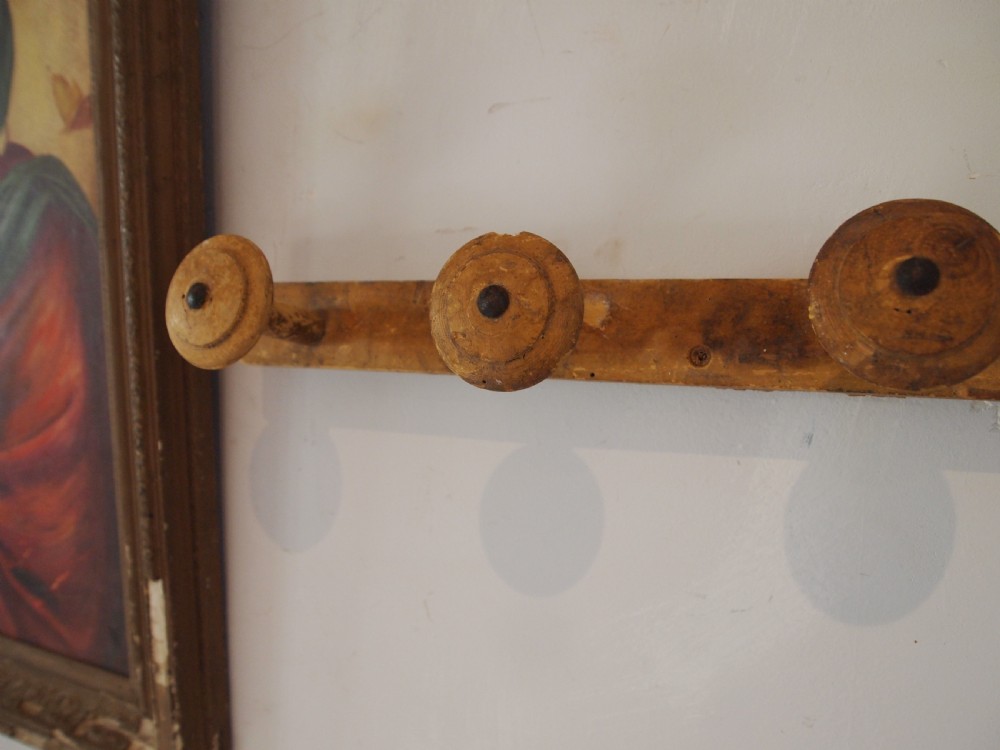 Rare Victorian period French coat hat rack c1860 View V