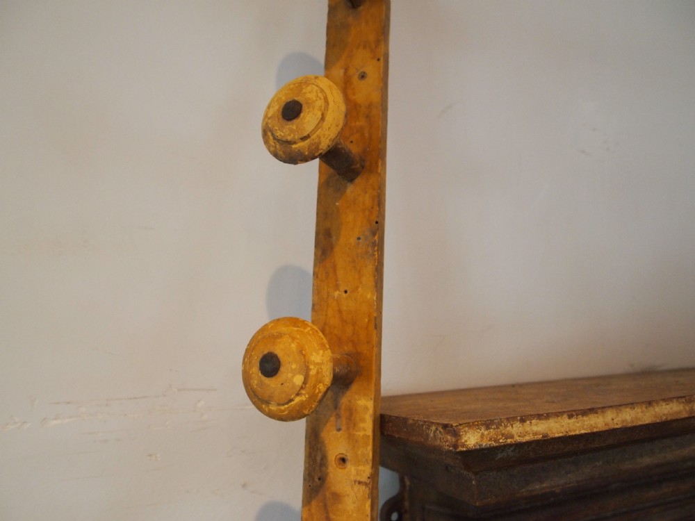 Rare Victorian period French coat hat rack c1860 View VI