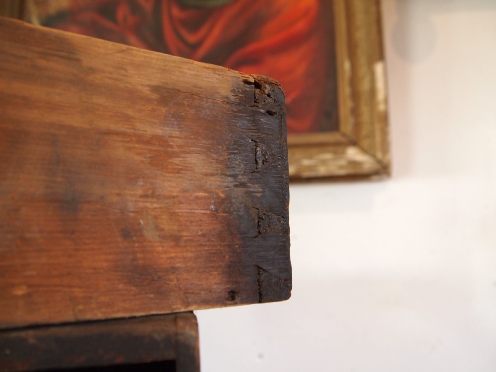 Chest of drawers good primitive folk art miniature chest c1800 View IV