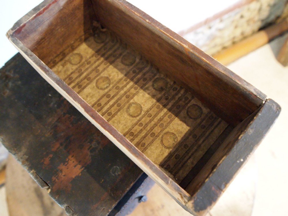 Chest of drawers good primitive folk art miniature chest c1800 View V