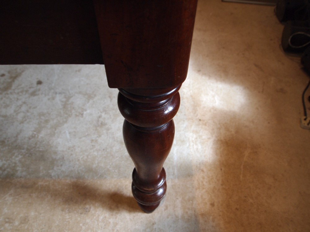 Table superb Victorian Walnut/Pine refectory farmhouse dining c1870 View VI