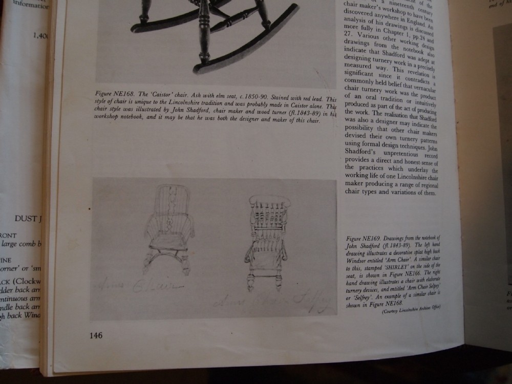 Rocking chair Caistor Rocker John Shadford Victorian Elm c1870 View XI