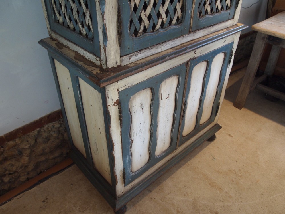 Cupboard pantry sideboard rare Austrian Oak c1800 View III