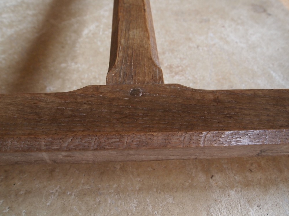 Table refectory farmhouse dining Oak Victorian c1880 View XIII