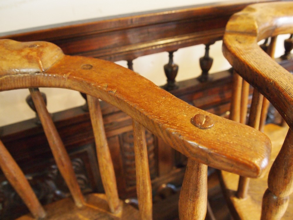 Chairs rare pair of George IV child's Windsor armchairs c1820 View II