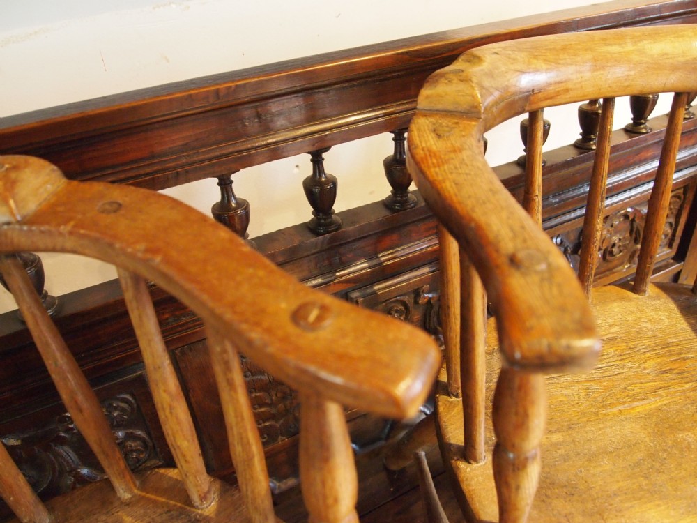 Chairs rare pair of George IV child's Windsor armchairs c1820 View IX