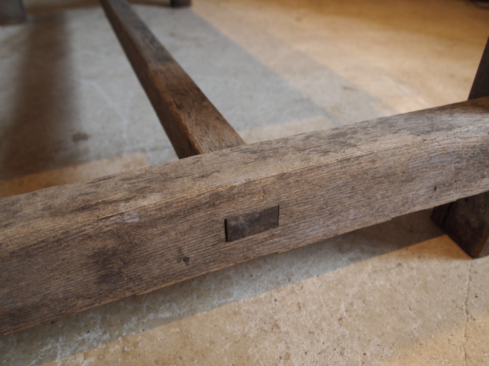 Table wonderful George III Oak and Pine refectory farmhouse c1790 View VI