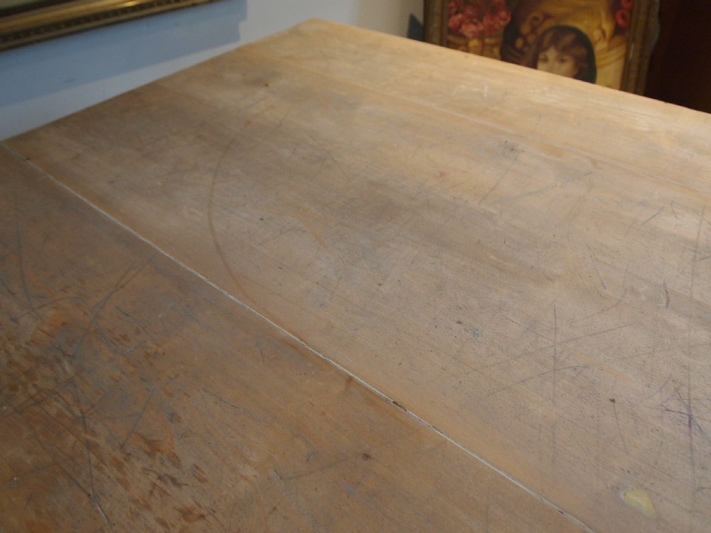 Table refectory farmhouse dining Oak Sycamore c1880 View VI
