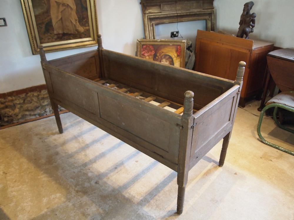 Bed very rare George III Child's bed c1810