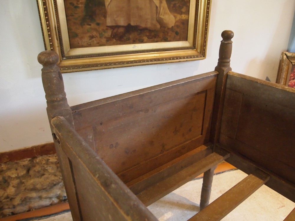 Bed very rare George III Child's bed c1810 View IX
