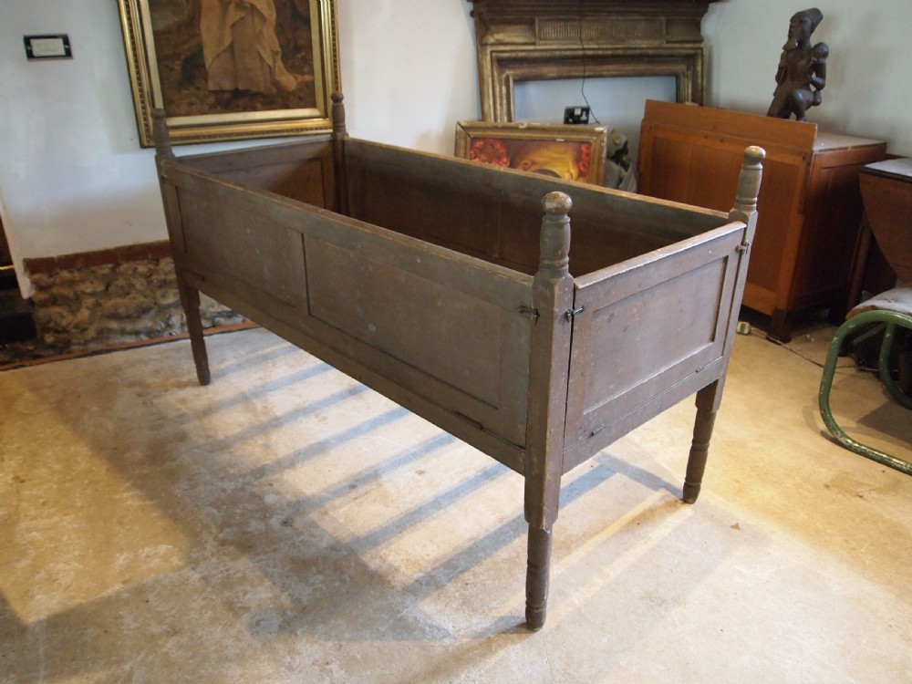 Bed very rare George III Child's bed c1810 View XI
