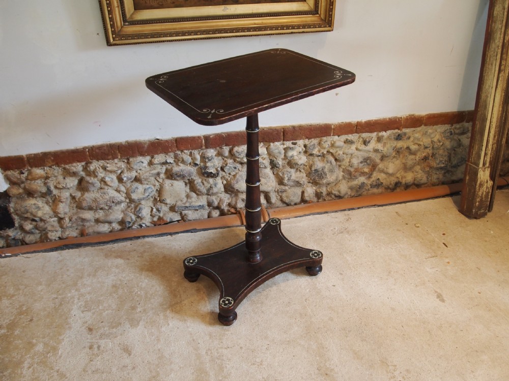 Table rare Regency original paint side hall lamp c1820