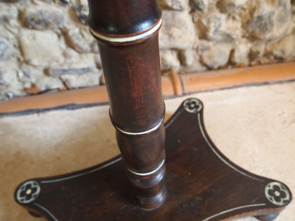 Table rare Regency original paint side hall lamp c1820 View IV