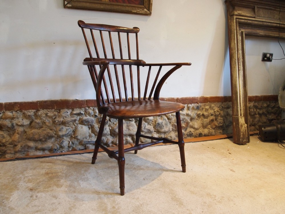 Chair stunning Windsor George III Elm Beech c1790 View V