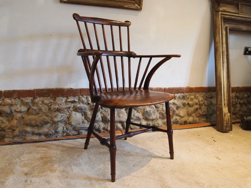 Chair stunning Windsor George III Elm Beech c1790 View VIII