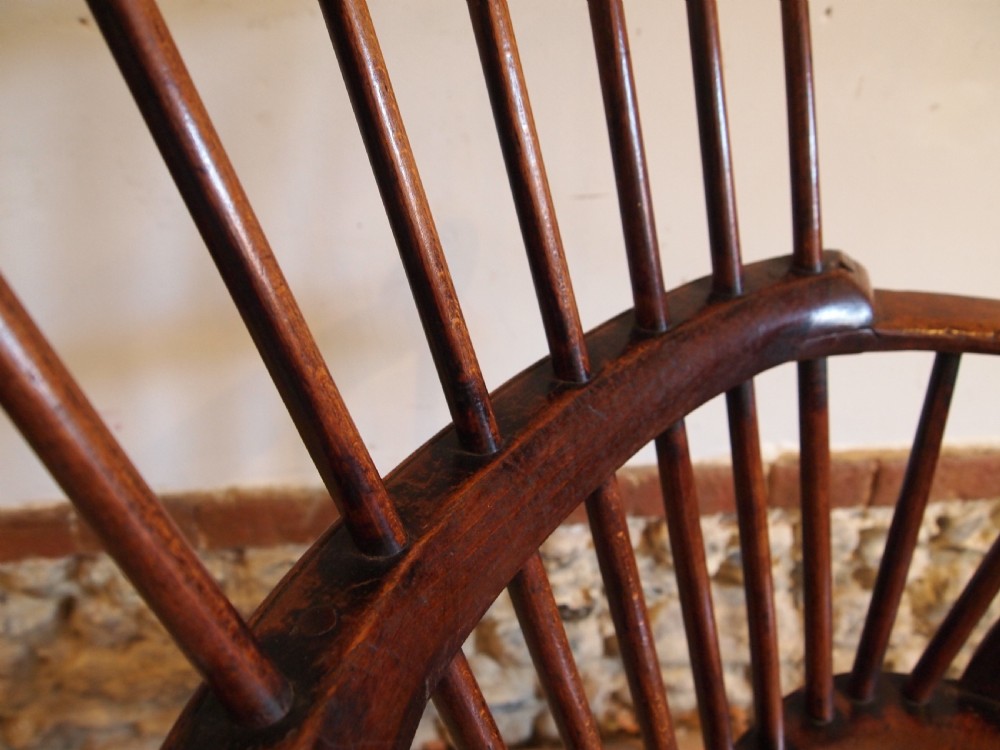 Chair stunning Windsor George III Elm Beech c1790 View X