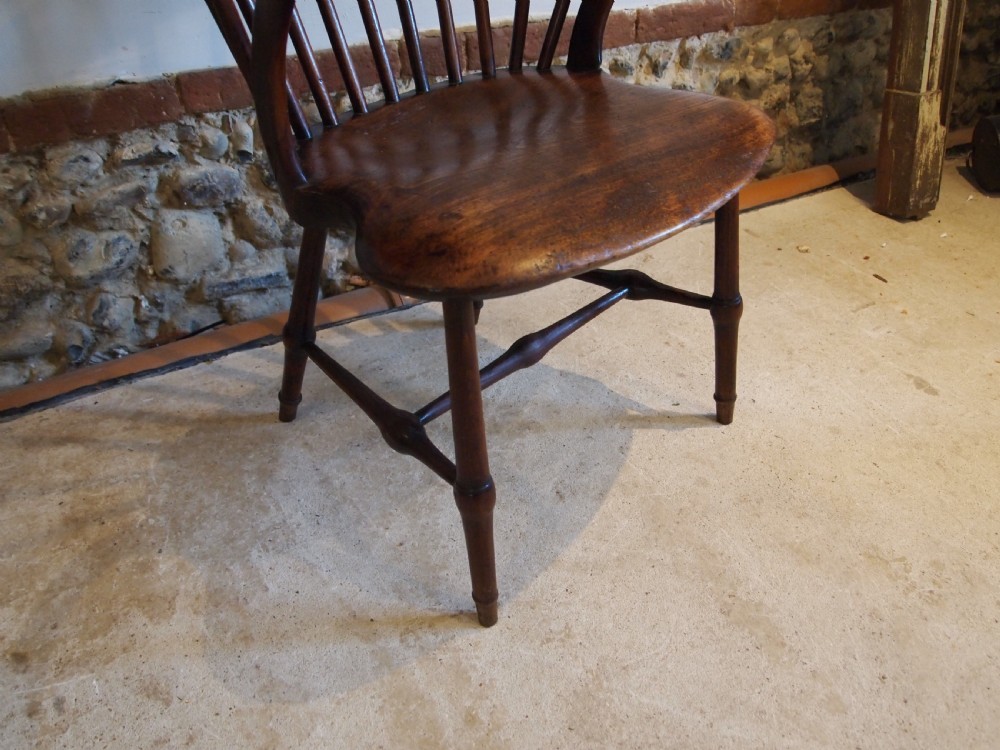 Chair stunning Windsor George III Elm Beech c1790 View XII
