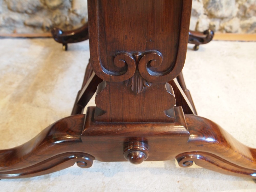 Folio stand outstanding solid Rosewood William IV c1830 View III