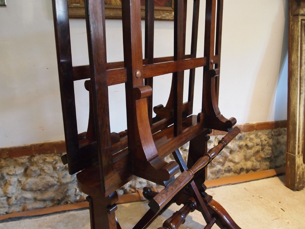 Folio stand outstanding solid Rosewood William IV c1830 View VI