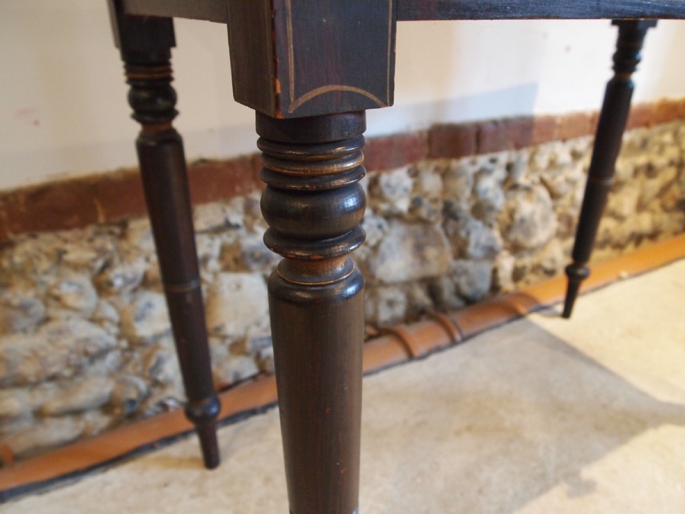 Table Regency original paint side hall lamp c1820 View VI