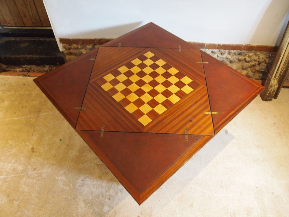 Table coffee games table stunning made by A Culley c1930 View II