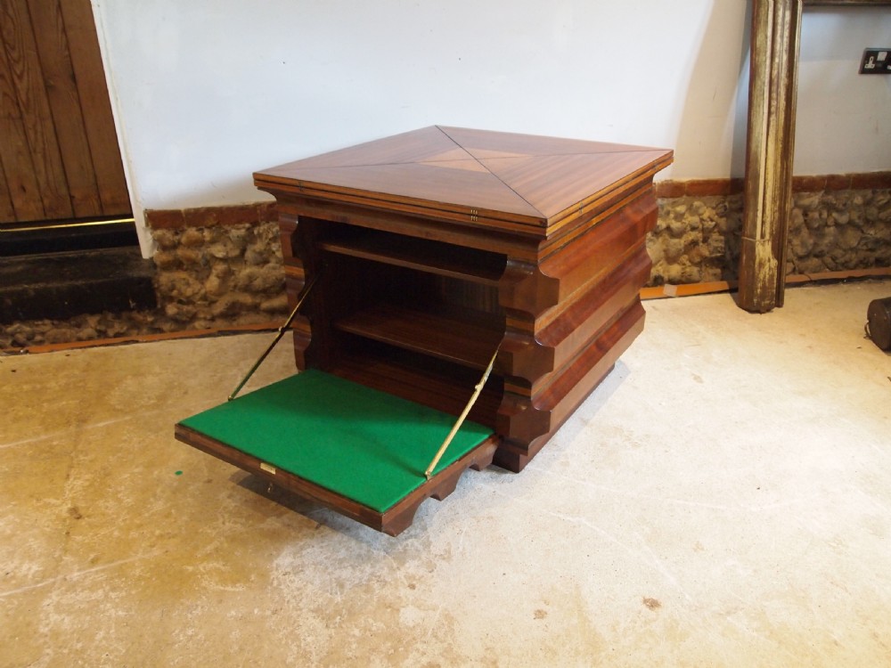 Table coffee games table stunning made by A Culley c1930 View III