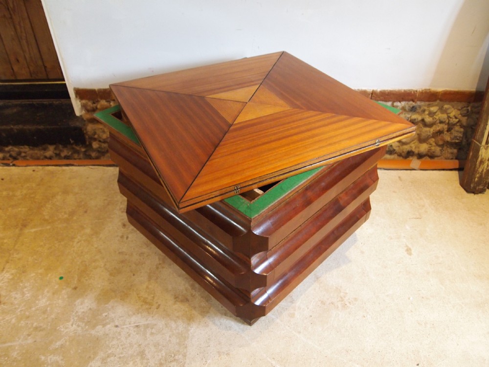 Table coffee games table stunning made by A Culley c1930 View VI